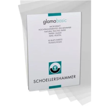 Schoellershammer Glama Basic kalkpapier blok 50vel 90gram A4