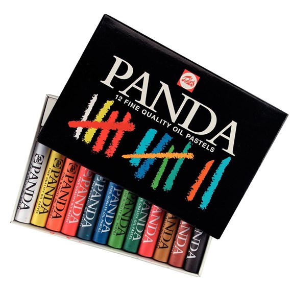 Talens Panda Olie Pastels 12 stuks