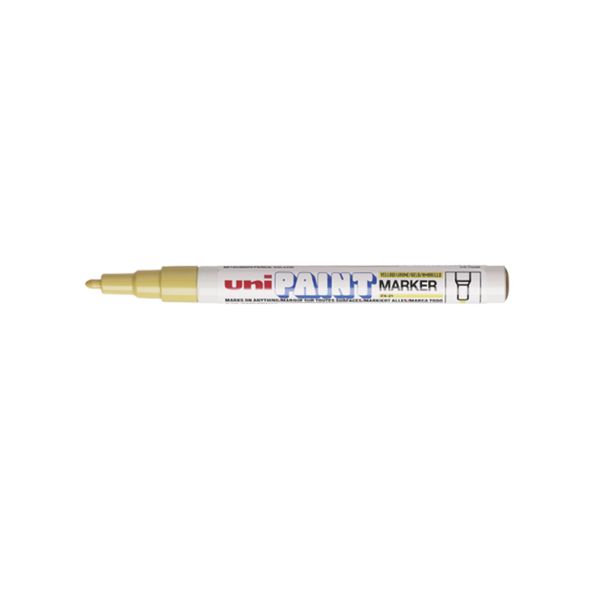 Uni Paint Markers - PX21 0,8-1,2mm - GEEL