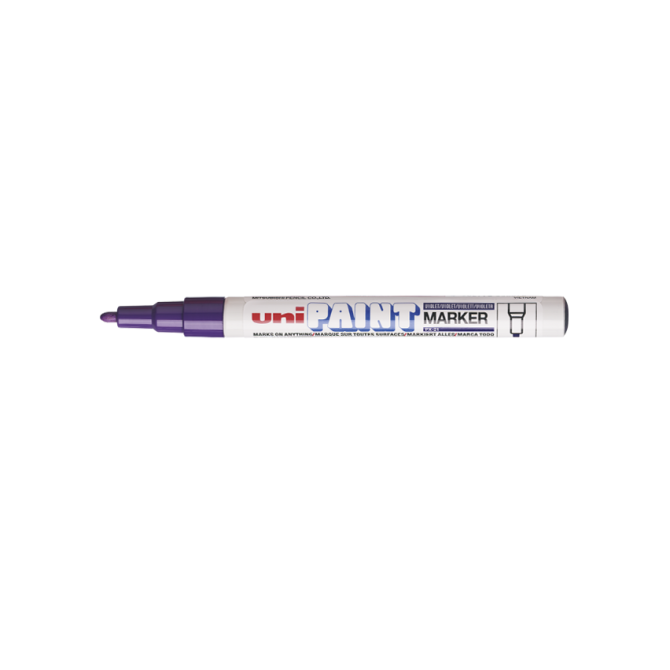 Uni Paint Markers - PX21 0,8-1,2mm - PAARS