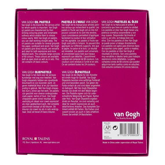 Van Gogh Oliepastel - set 24 kleuren