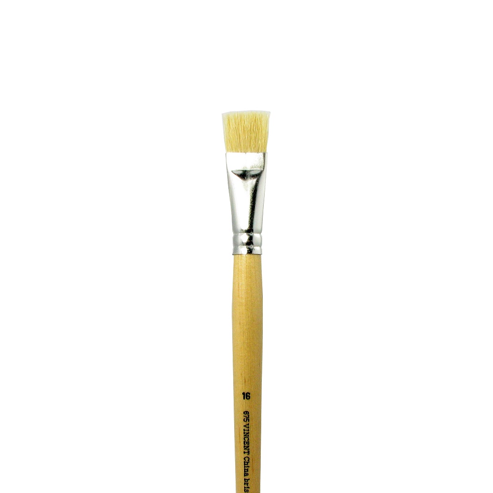 Varkenshaar penseel PLAT - serie 675 no.2