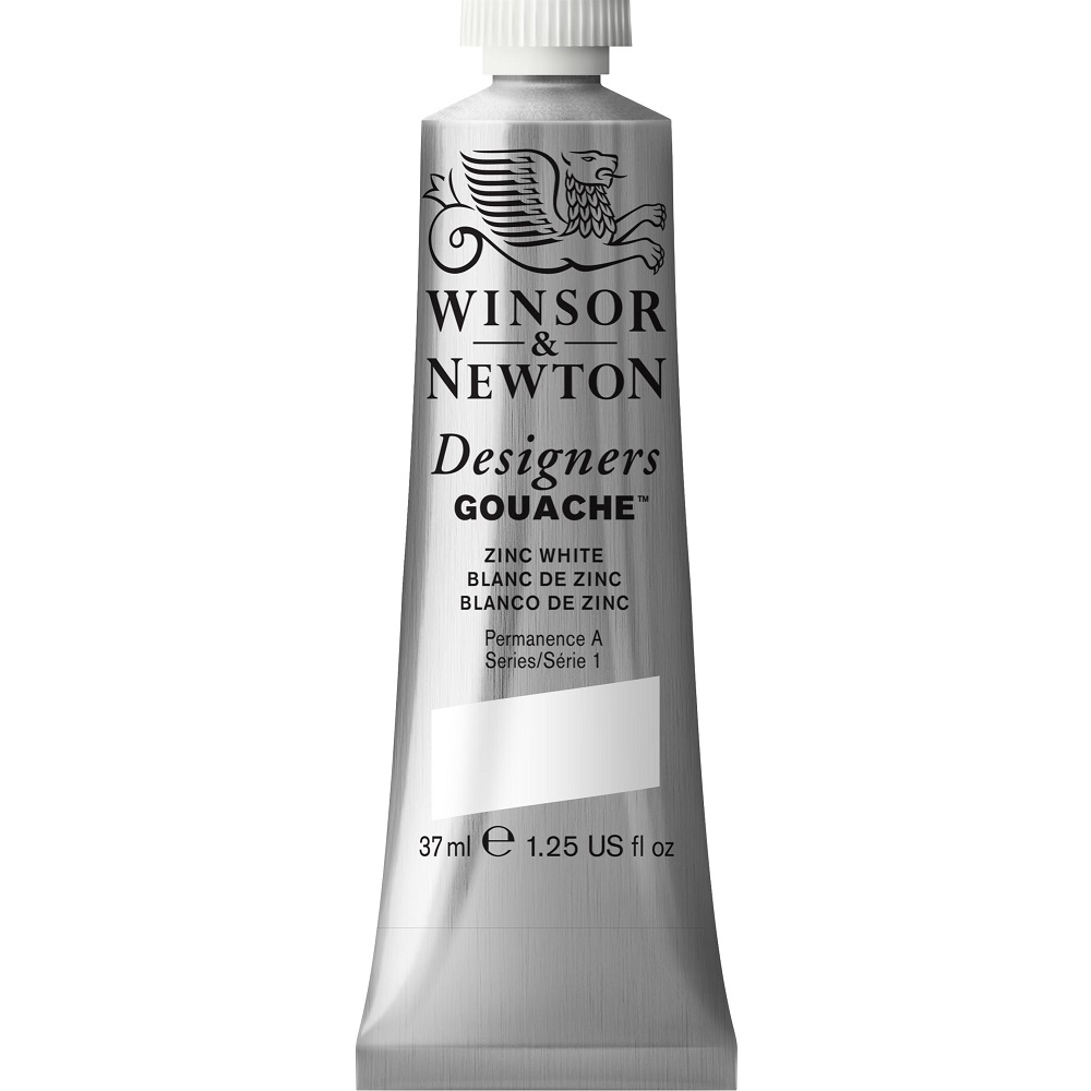 W&N Designers Gouache tube 37ml - 748 Zinc White (s1)