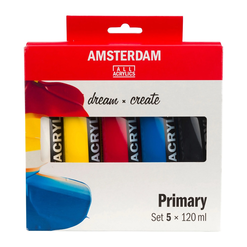 Amsterdam Standard - SET Primary colours 5x120ml