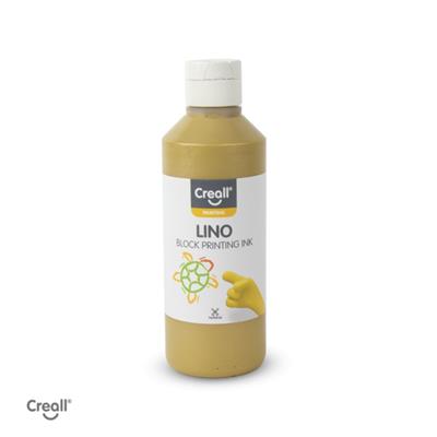 Creall Lino Blockprint Waterbasis 250ml - 019 Goud