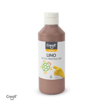 Creall Lino Blockprint Waterbasis 250ml - 022 Bronze