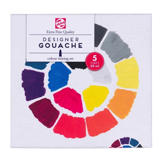 Talens Gouache Extra Fijn set mixing colours 5 x 20ml