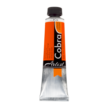 Cobra Artist Watervermengbare olieverf 40ml – 298 Koninklijk Oranje (S3)