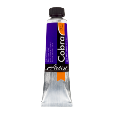 Cobra Artist Watervermengbare olieverf 40ml – 507 Ultramarijnviolet (s2)