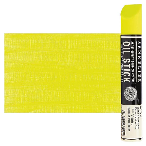 Sennelier Artist Oil Stick 38ml - 502 Fluorescent Yellow (S3)