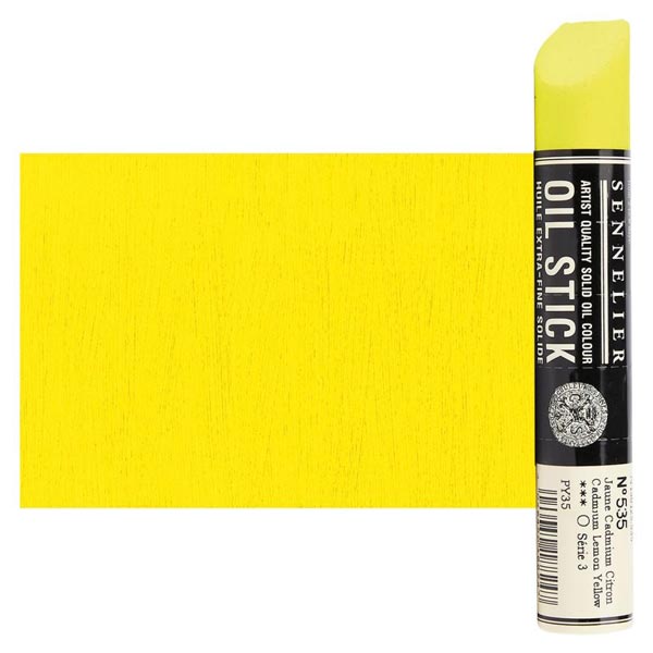 Sennelier Artist Oil Stick 38ml - 535 Cadmium Lemon Yellow (S3)