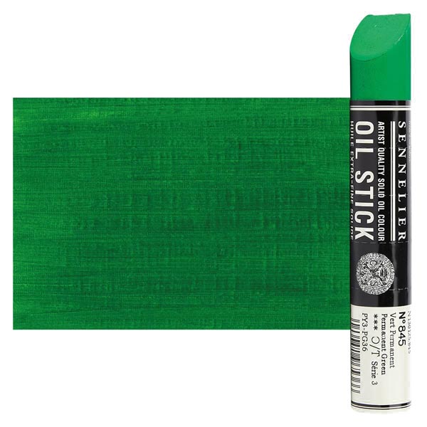 Sennelier Artist Oil Stick 38ml - 845 Permanent Green (S3)