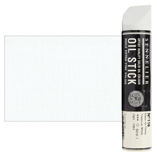 Sennelier Artist Oil Stick LARGE 96ml - 116 Titanium White (S1)