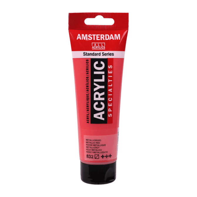 Amsterdam Standard tube 120ml - SPECIALTIES 832 Metallic Rood