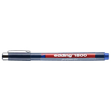 Edding 1800 Profipen 0,1mm Zwart