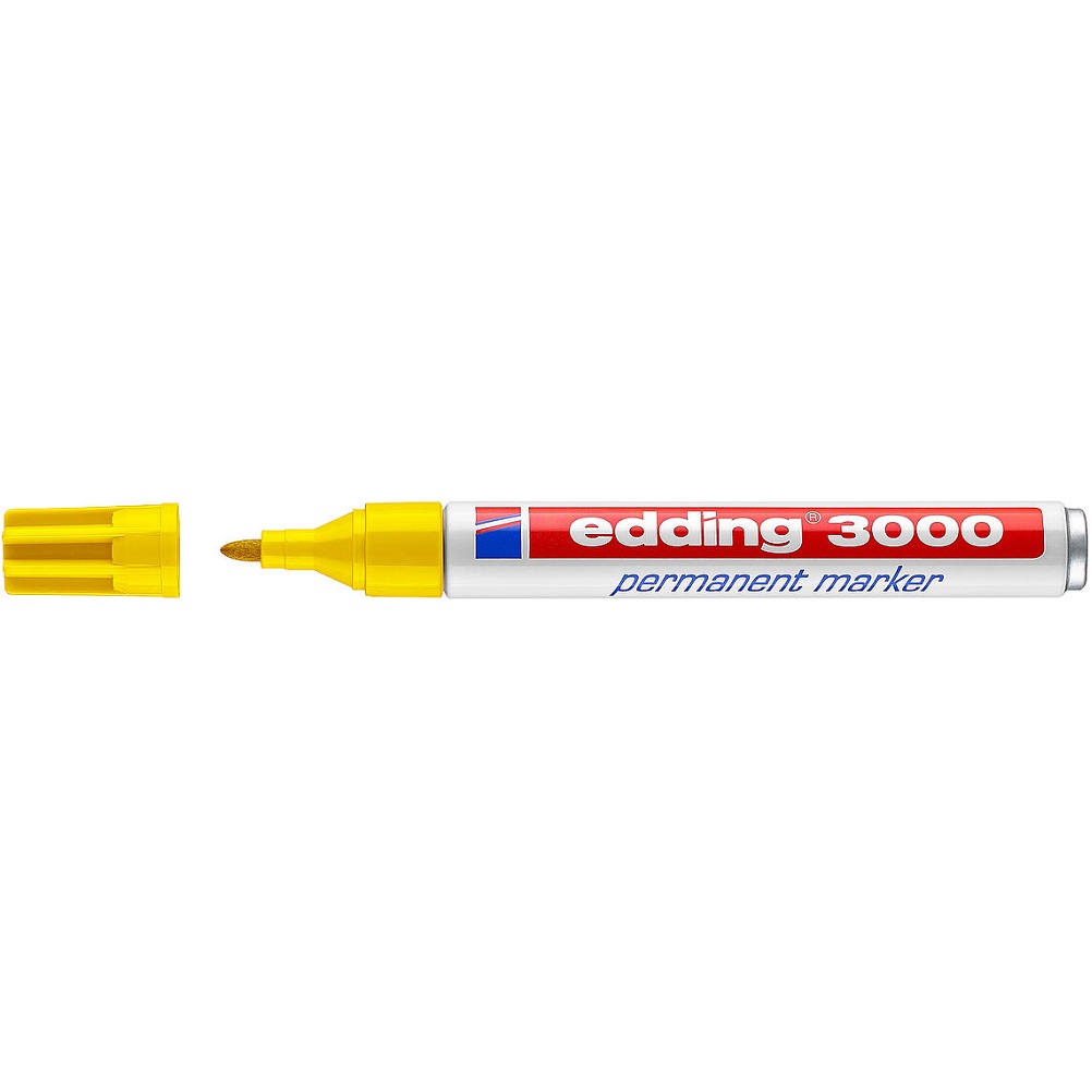 Edding 3000 Permanentmarker 1,5-3mm - PER 10 stuks - GEEL