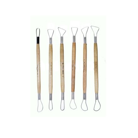 Bandmirettes dubbelzijdig 23 cm - SET 6 stuks