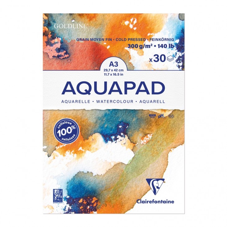 Clairefontaine Goldline Aquapad 300gram - A3