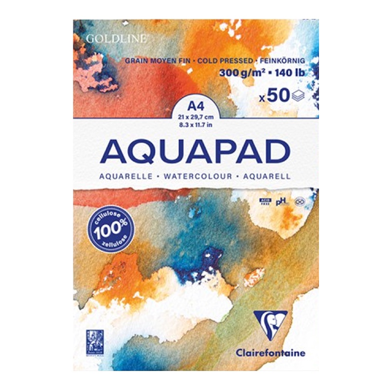 Clairefontaine Goldline Aquapad 300gram - A4