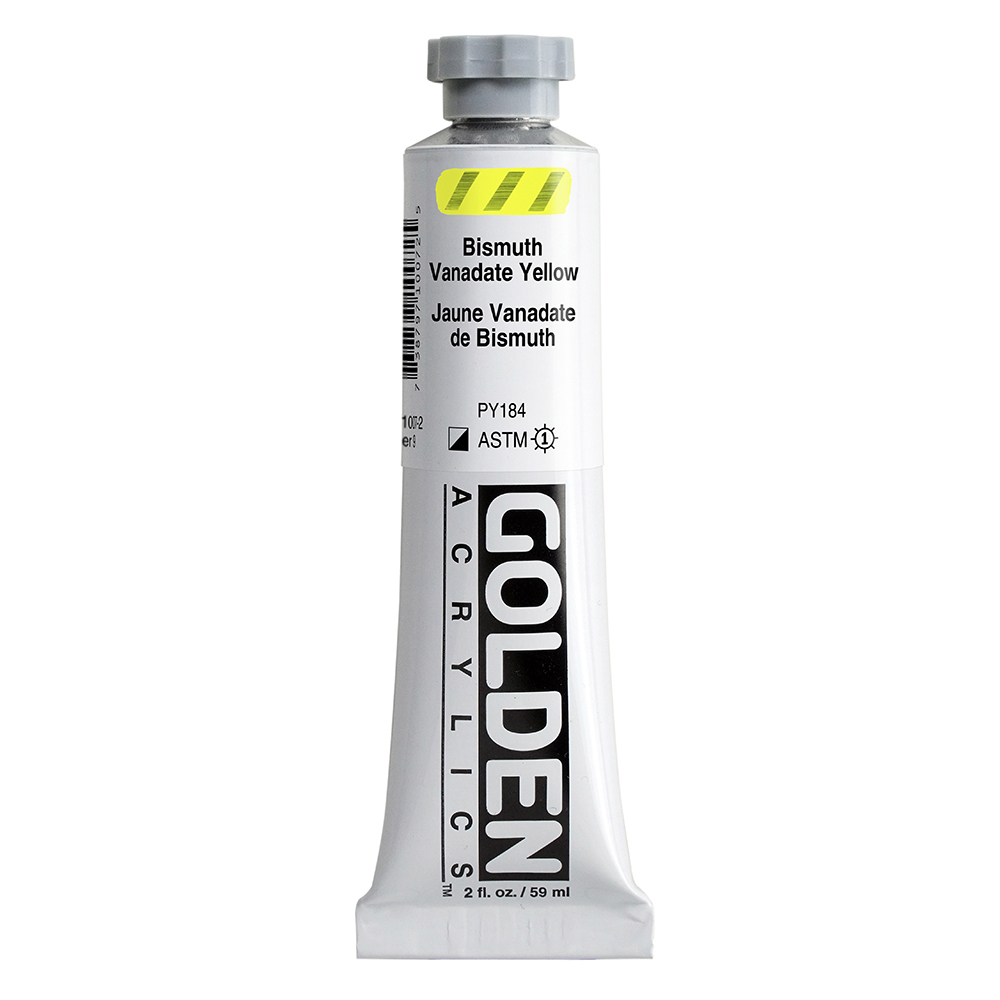 Golden Heavy Body Acrylics tube 59ml - 1007 Bismuth Vanadate Yellow (s9)