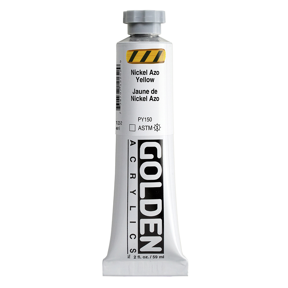 Golden Heavy Body Acrylics tube 59ml - 1225 Nickel Azo Yellow (s6)