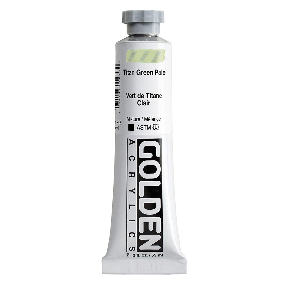 Golden Heavy Body Acrylics tube 59ml - 1371 Titan Green Pale (s1)