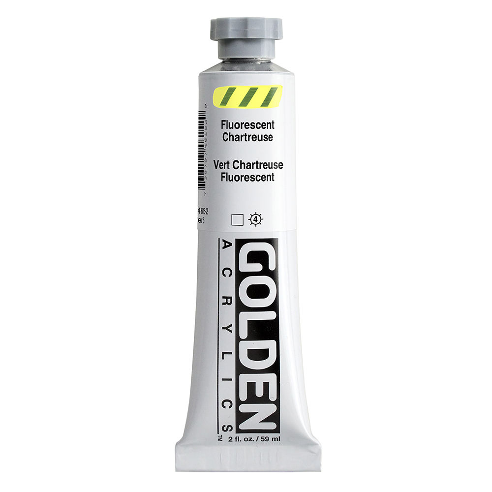 Golden Heavy Body Acrylics tube 59ml - 4615 Fluorescent Chartreuse (s5)