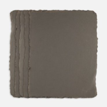 Handgeschept/Handmade paper 200 grs, 100% katoen 10 vel 21,5x28cm - GREY