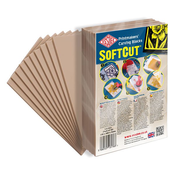 Lino SoftCut 100x150mm 10 stuks