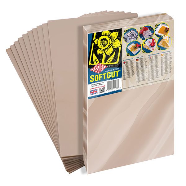 Lino SoftCut 150x200mm 10 stuks