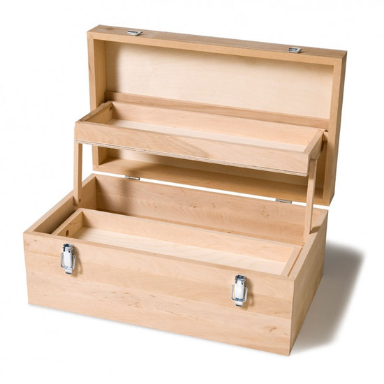 Schilderskist hout 41 x 21 x 17cm (L x B x H)