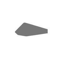 Schildersmes rechte steel no.106