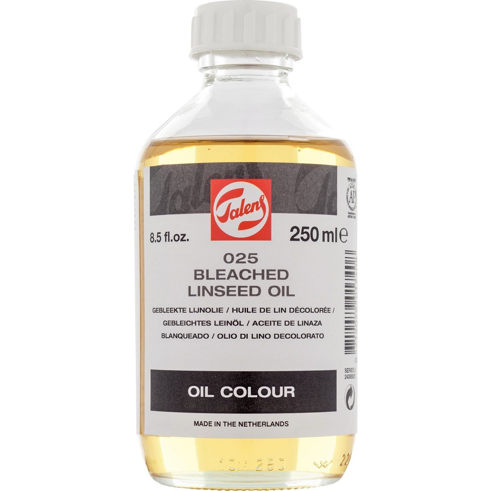 Talens 025 Gebleekte Lijnolie 250ml