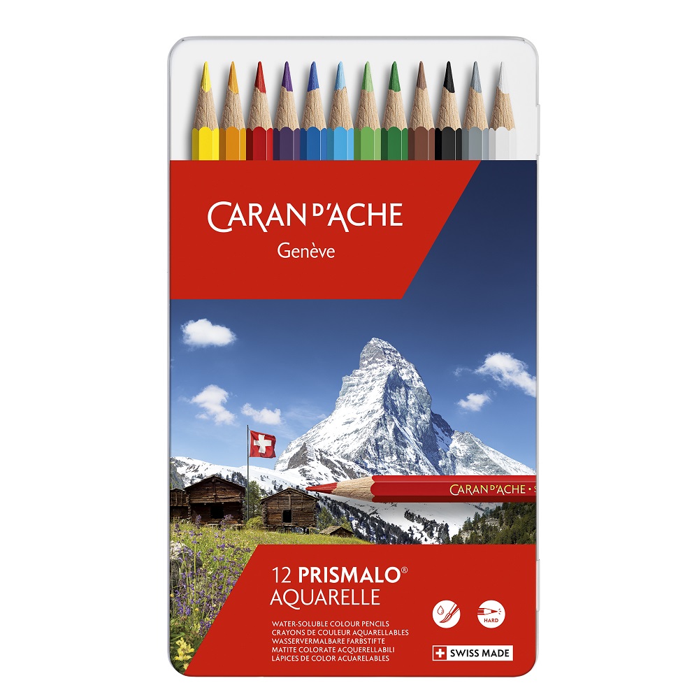 Caran d Ache Prismalo aquarelpotlood - SET 12