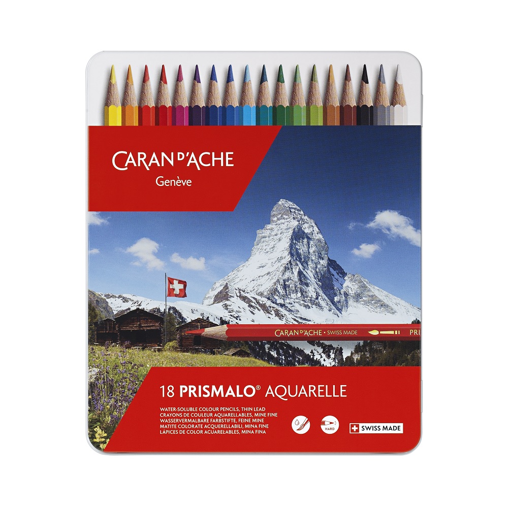 Caran d Ache Prismalo aquarelpotlood - SET 18