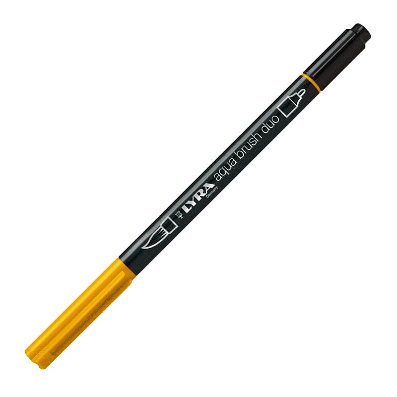 Lyra Aqua Brush Duo - 009 Chrome Yellow Deep