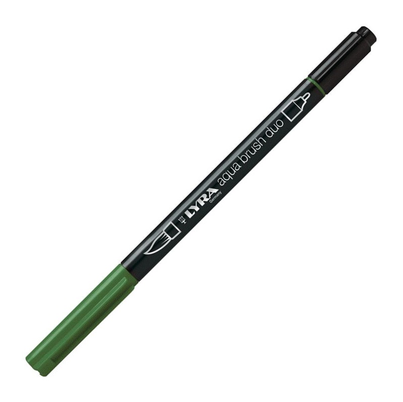 Lyra Aqua Brush Duo - 073 Olive Green