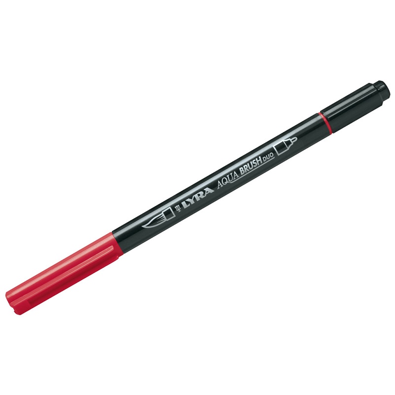 Lyra Aqua Brush Duo - 091 Pompeian Red