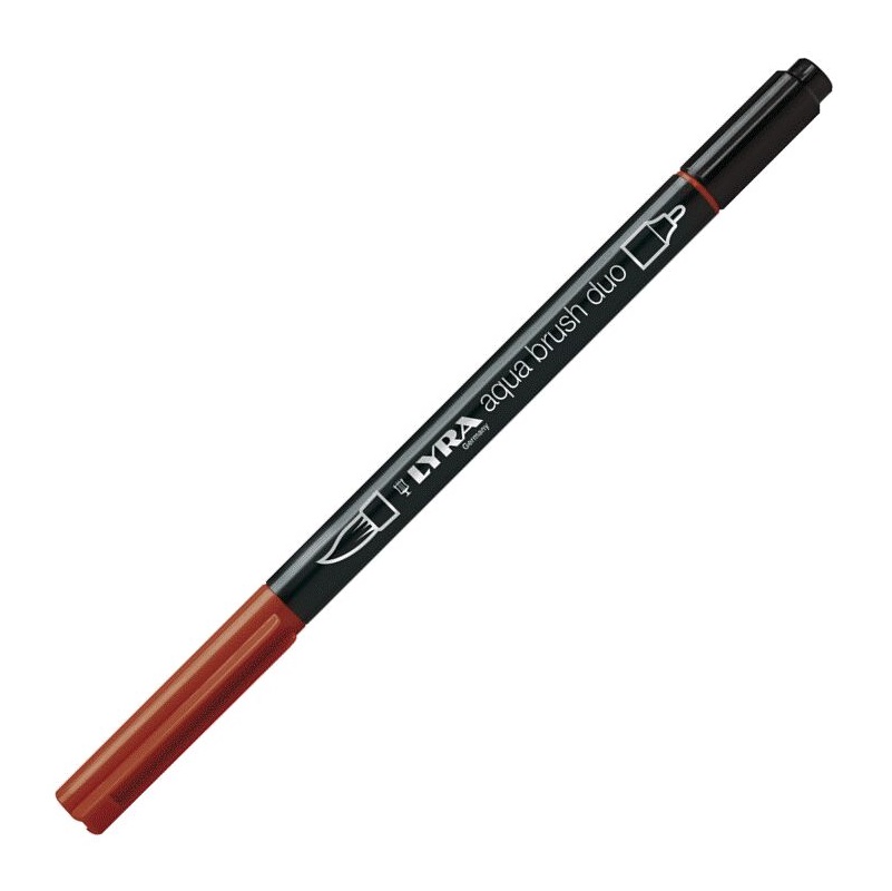 Lyra Aqua Brush Duo - 092 Indian Red