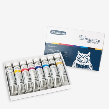 Schmincke Aqua Linoldruck - SET 8x20ml
