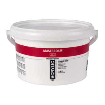 Amsterdam Standard acrylverf pot 2500ml - 105 Titaanwit