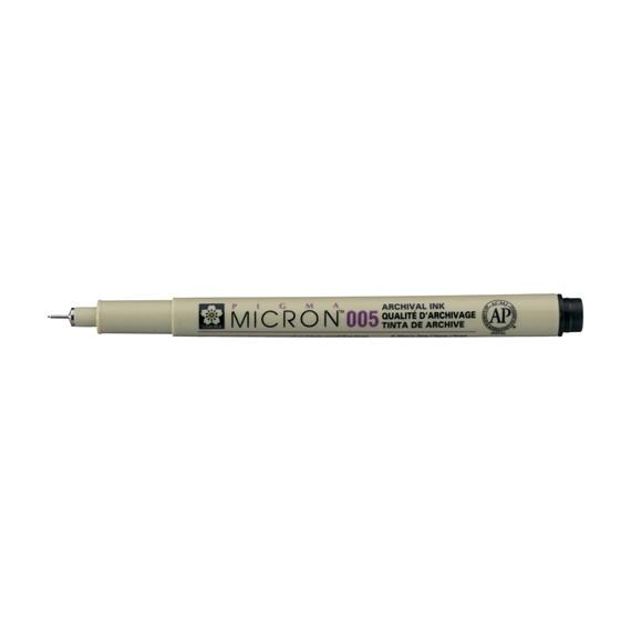 Bruynzeel Pigma Micron 005 - 0,20mm ZWART