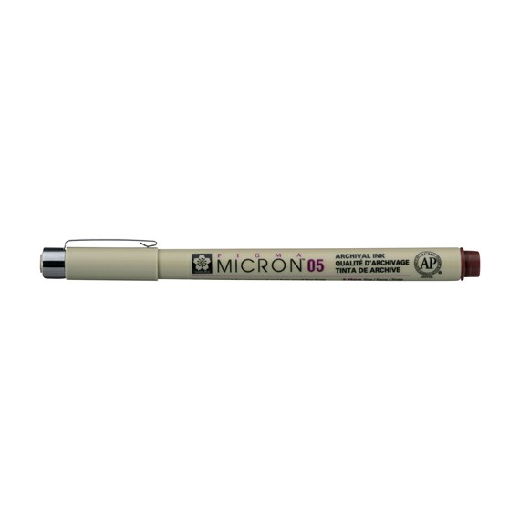 Bruynzeel Pigma Micron 05 - 0,45mm BORDEAUXROOD