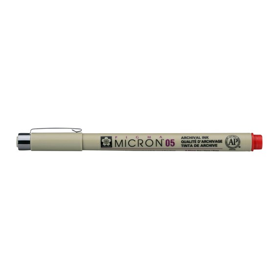 Bruynzeel Pigma Micron 05 - 0,45mm ROOD