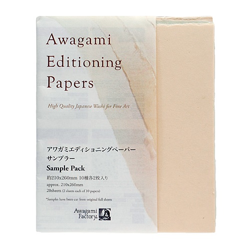 Awagami Editioning Paper Sample Pack 20vel 21x26cn