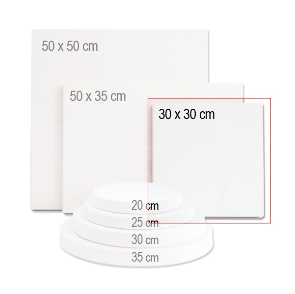 Gipsplaat werkplaat 30x30cm (4cm)