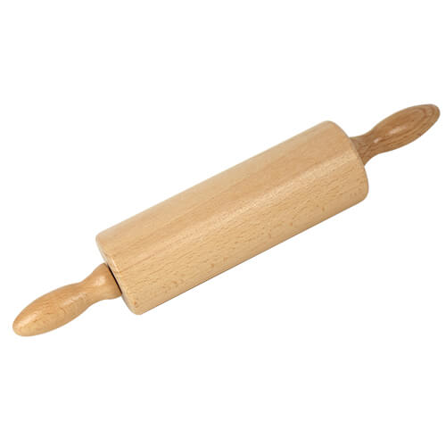 Klei roller hout - 14,7cm x ø5cm