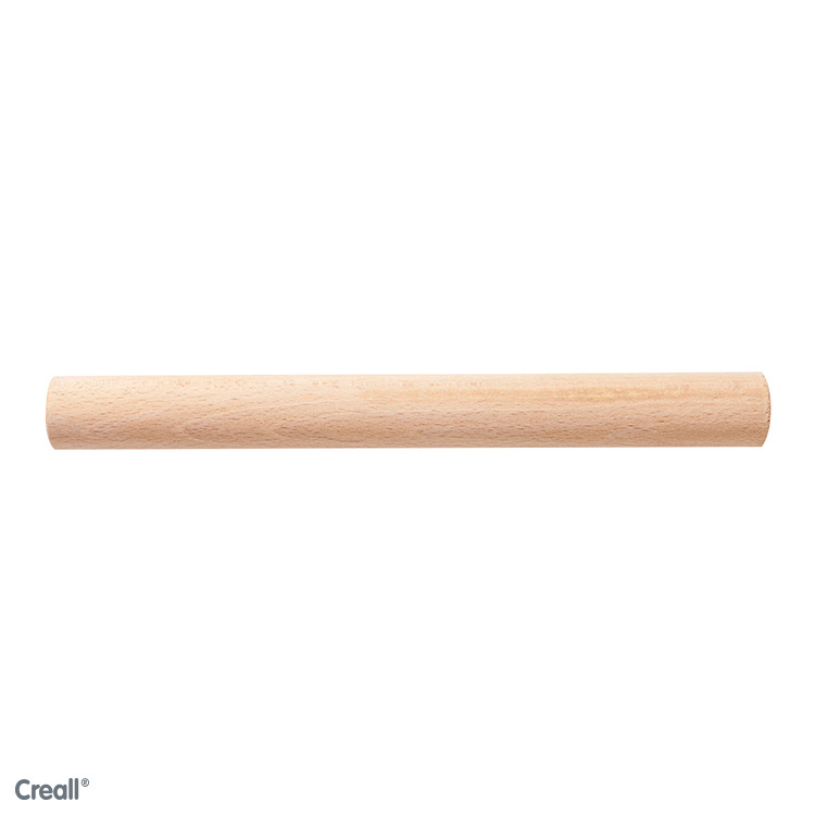Klei roller hout - 25cm x ø2,5cm
