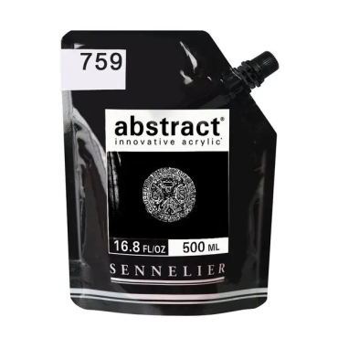 Sennelier Abstract Acrylverf 500ml - 759 Mars Black
