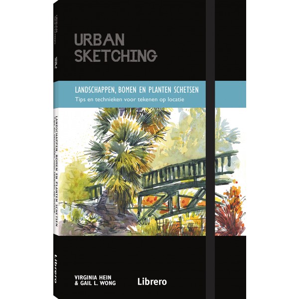 Urban sketching Landschappen, bomen en planten schetsen